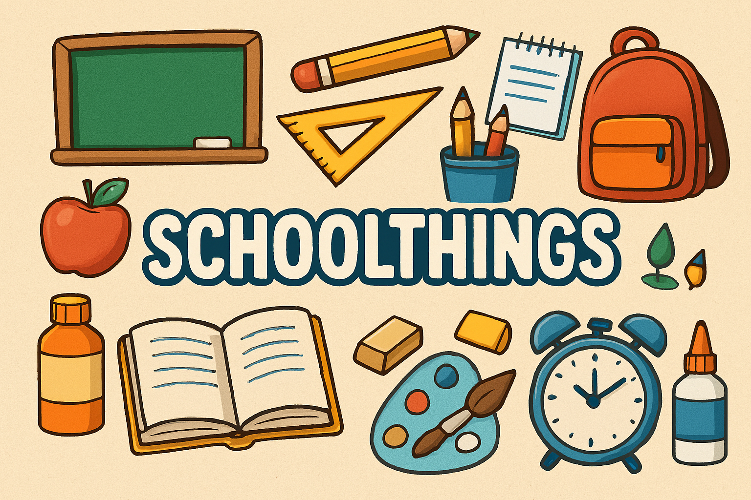 اغراض المدرسة